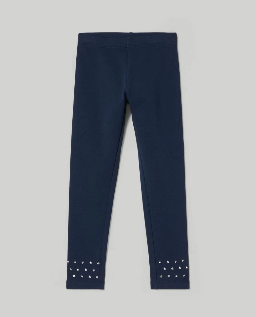 Blukids Girls' Stretch Cotton Fleece Leggings for Kids - Soft Warm Comfortable Winter Pants