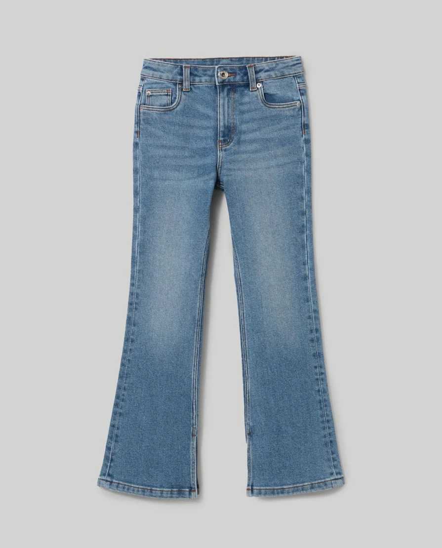 Blukids Youth Stretch Denim Flare Jeans for Girls - Comfortable & Stylish Fit