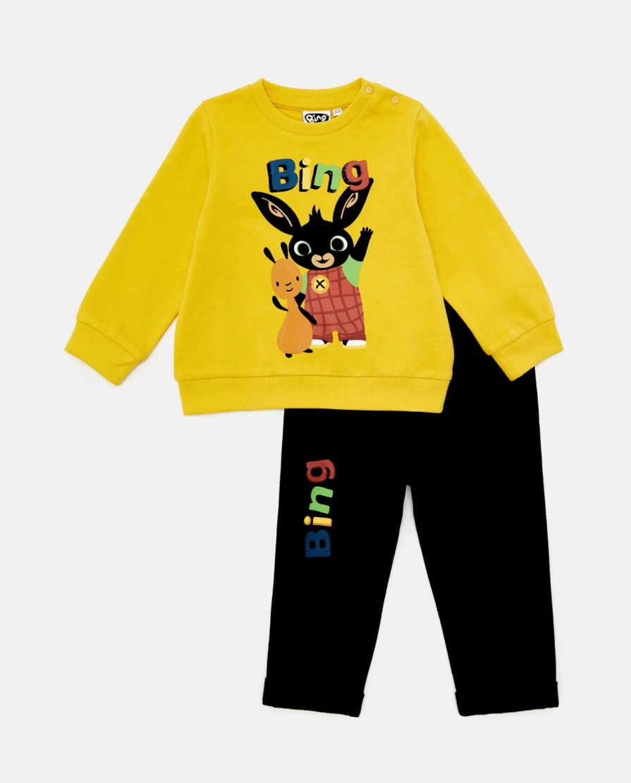 Blukids Pure Cotton Newborn Jogging Set - Soft Baby Sweatshirt & Pants Outfit