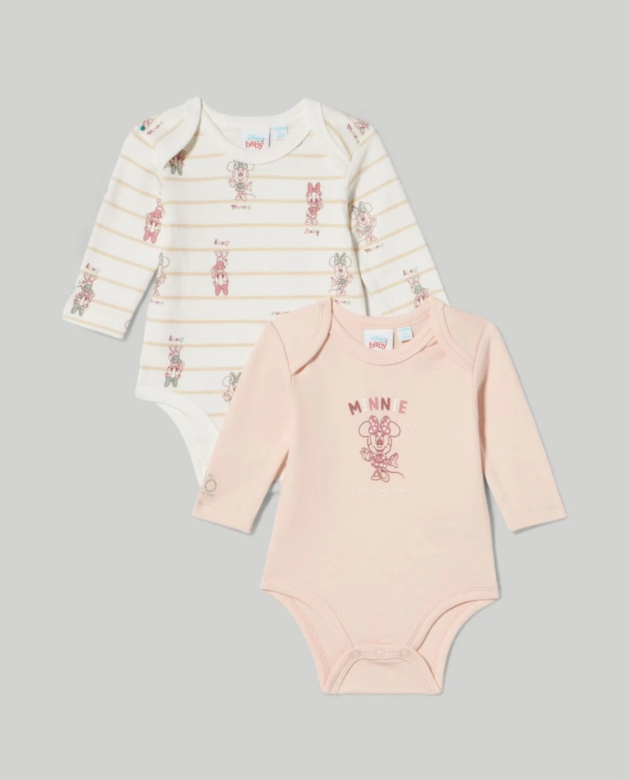 Blukids 2-Pack 100% Cotton Interlock Bodysuits for Newborns - Soft Baby Onesies for Unisex Infants