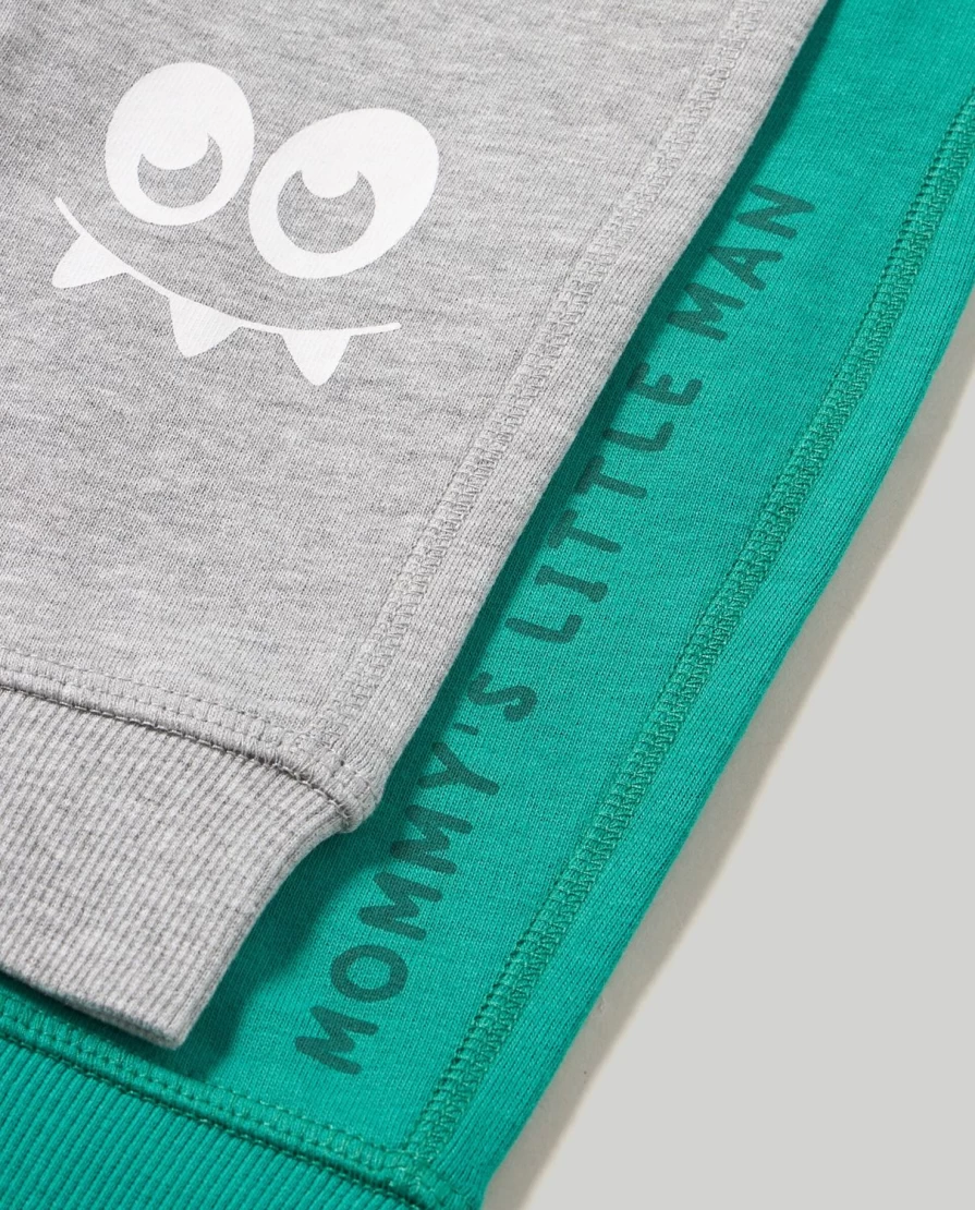 "Blukids Newborn Cotton Fleece Joggers - Pack of 2"
