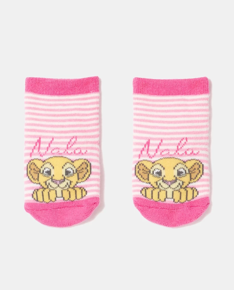 Blukids Lion King Non-Slip Baby Socks for Newborn Girls
