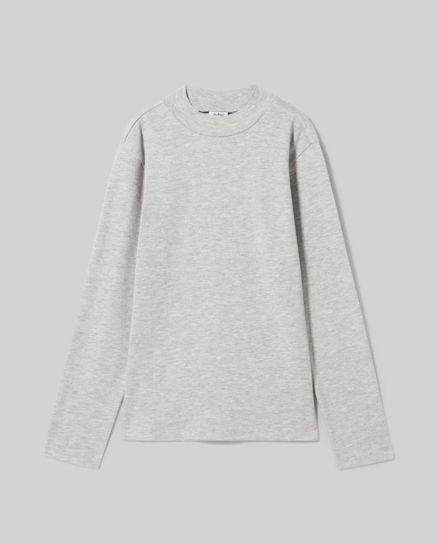Blukids Youth Boys' Melange Cotton Turtleneck Sweater