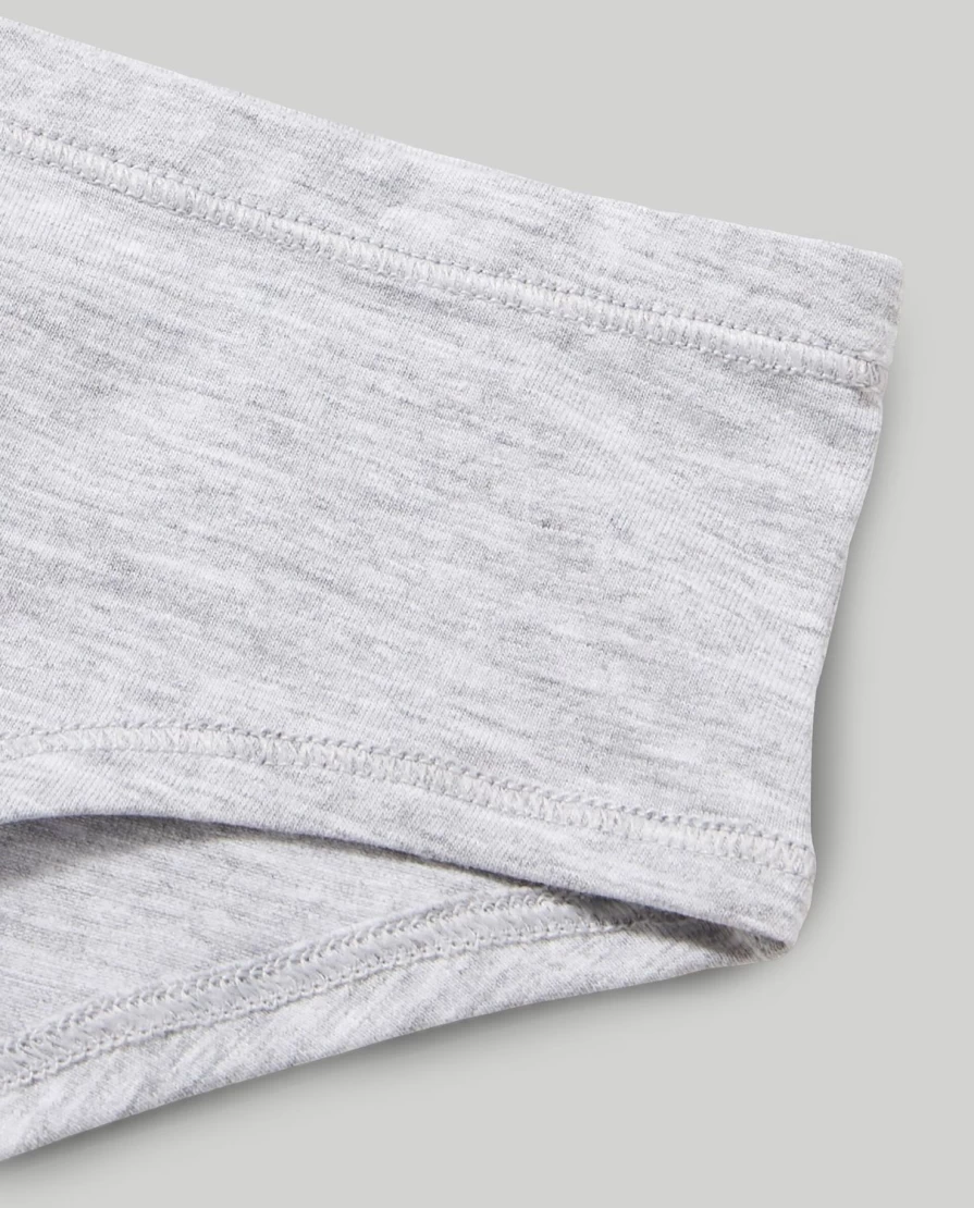 Blukids Girls Cotton Comfort Waist Briefs for Children - Soft Kids Underwear