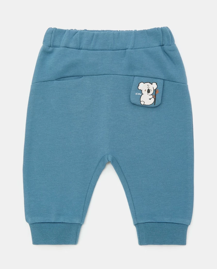 Blukids Newborn Baby Boys Girls Soft Pure Cotton Brushed Fleece Pants