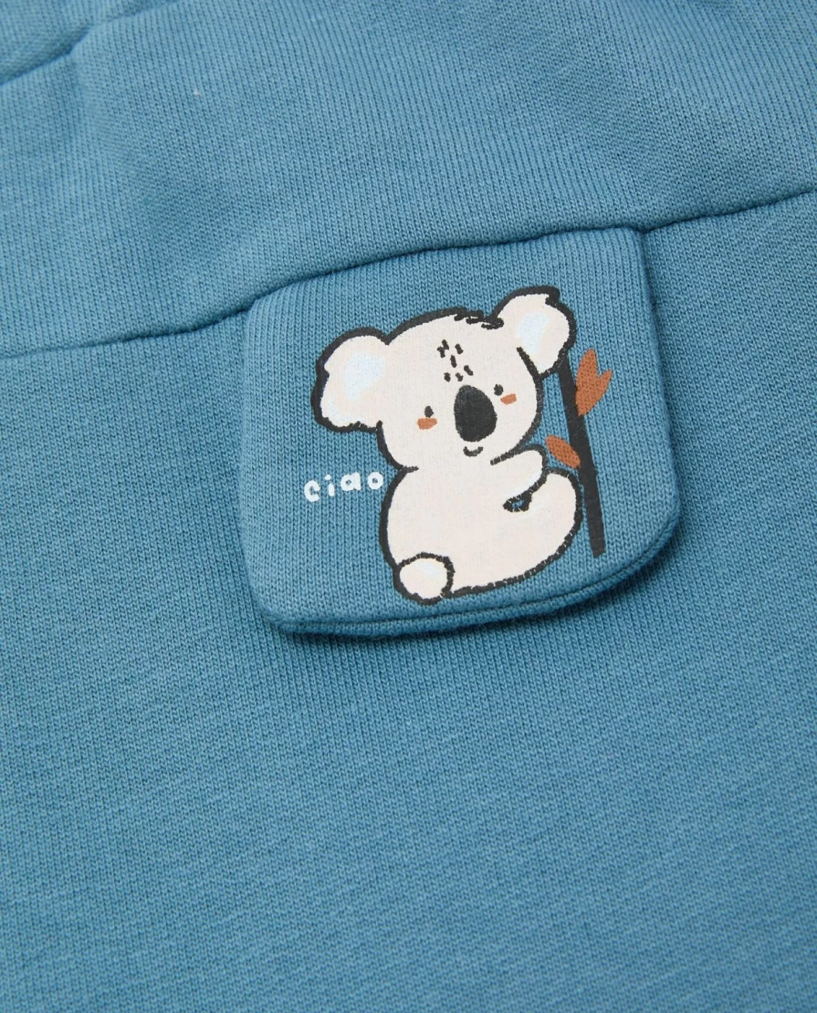 Blukids Newborn Baby Boys Girls Soft Pure Cotton Brushed Fleece Pants