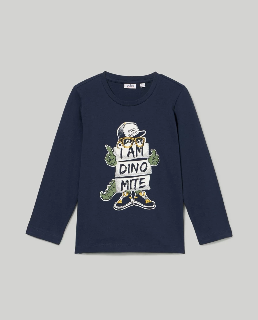 "Blukids Boys' Pure Cotton Long Sleeve T-Shirt for Children"