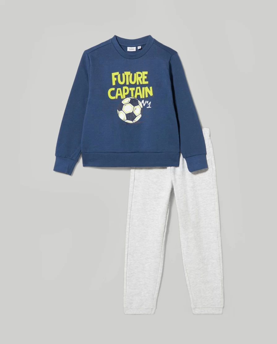 Blukids Boys' Cotton Jogging Set - Comfortable Children's Activewear Outfit