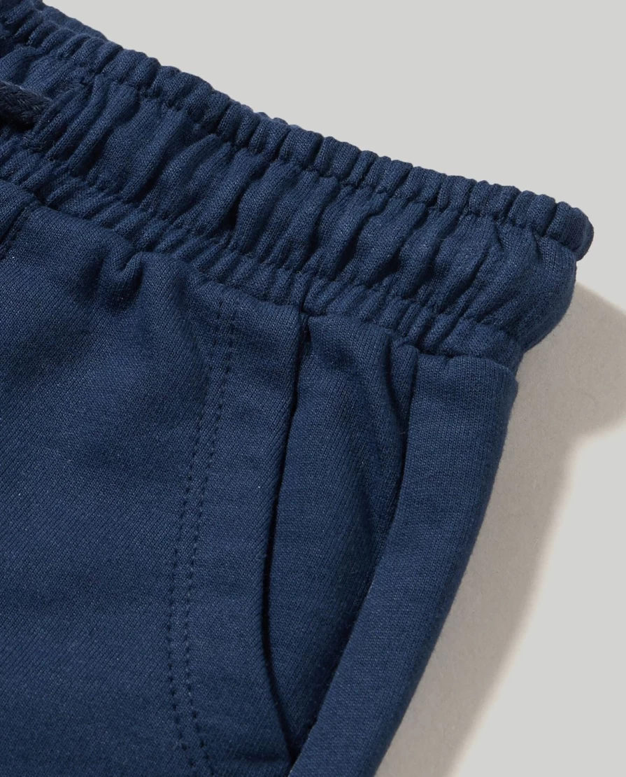 Blukids Newborn Baby Cotton Joggers - Soft & Comfortable Pants for Infants