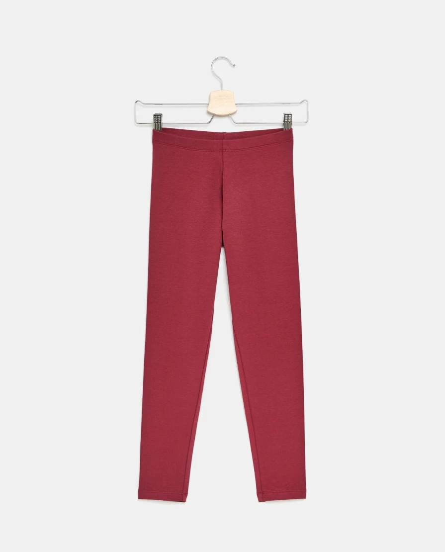Blukids Youth Girls' Stretch Cotton Fleece Leggings - Soft & Comfortable Winter Pants