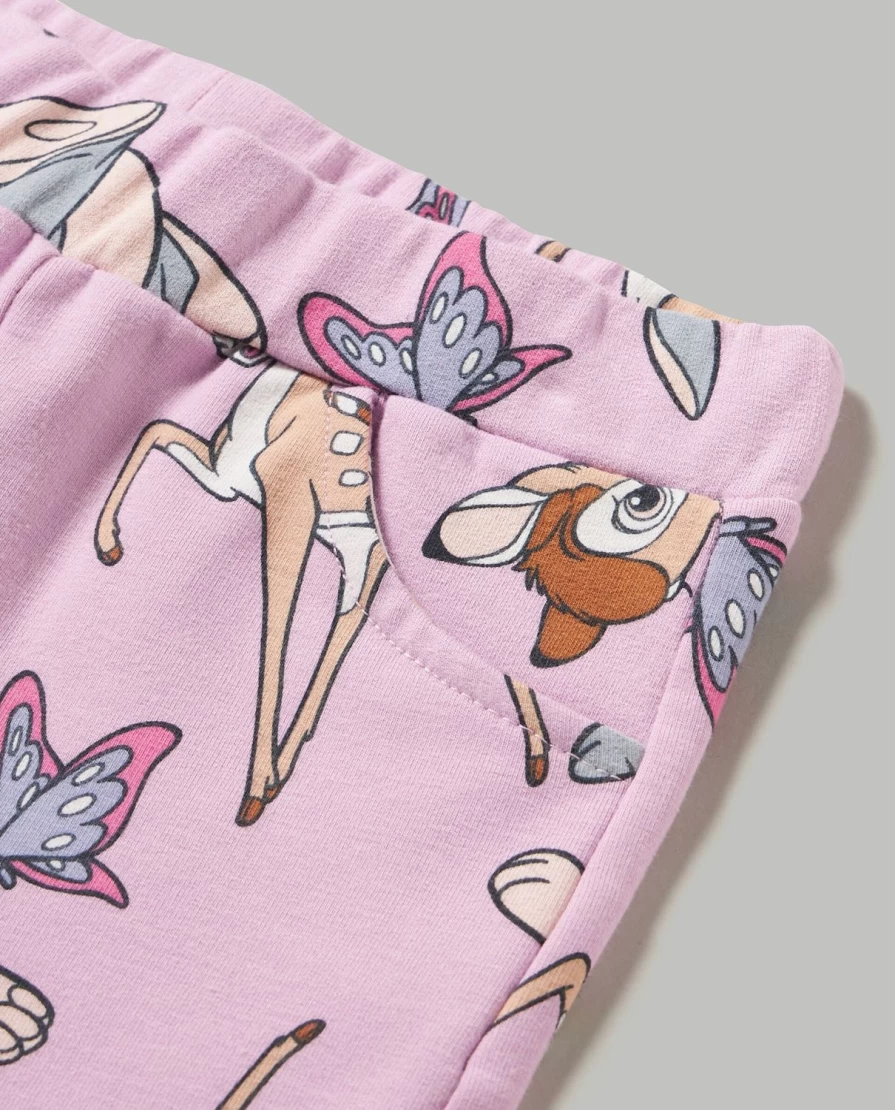 Blukids Newborn Baby Girl's Soft Stretch Cotton Trousers for 0-3 Months
