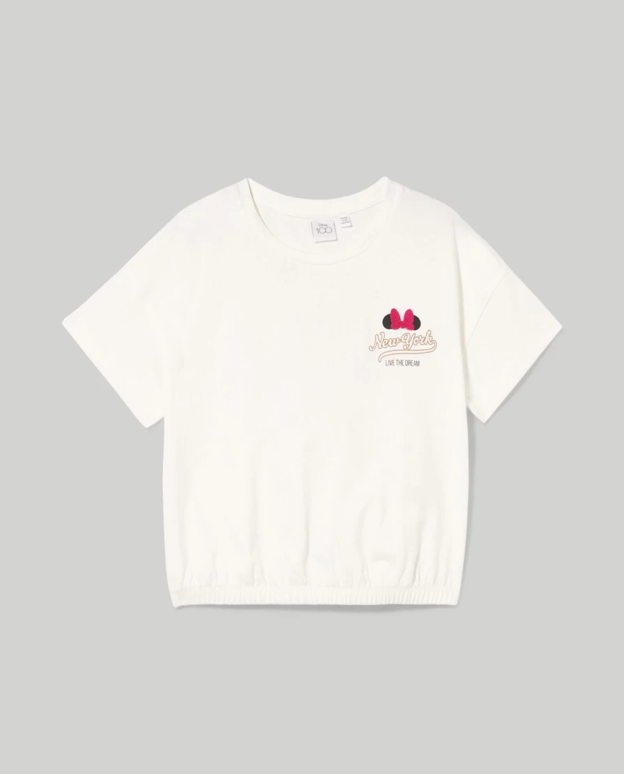 Blukids Youth Pure Cotton T-Shirt with Cute Girl Print - Soft & Comfortable Kids Tee