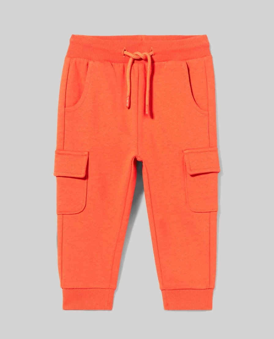 Blukids Newborn Baby Cotton Pants with Pockets - Soft & Comfortable