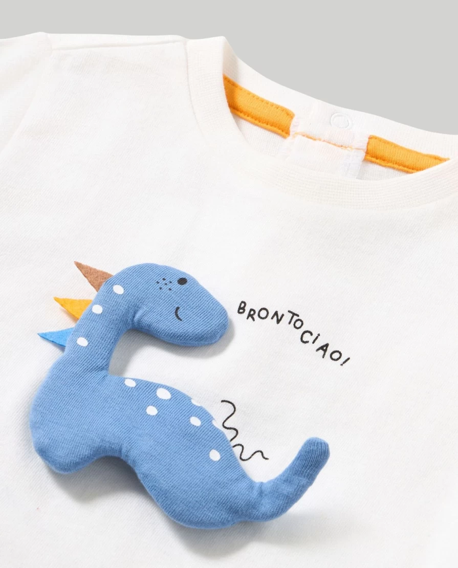 Blukids Newborn Pure Cotton Jersey T-Shirt - Soft Baby Tee for Infants