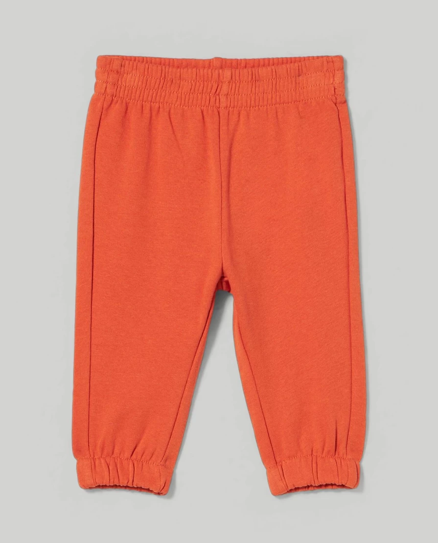 Blukids Newborn French Terry Cotton Pants - Soft & Comfortable Baby Pants