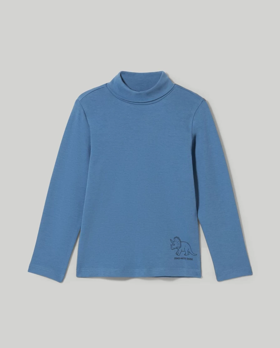 Blukids Soft Pure Cotton Turtleneck Top for Kids - Comfortable Children's Clothing
