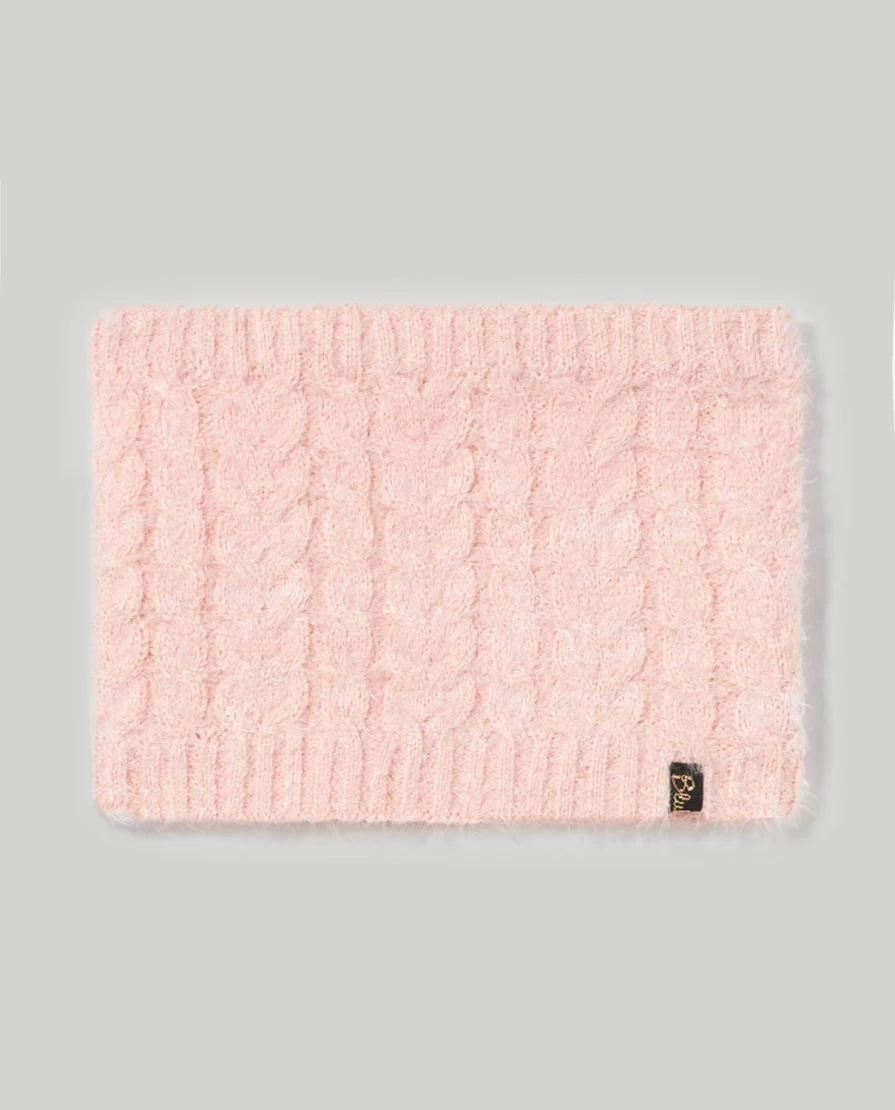 Blukids Kids' Faux Fur Lined Neck Warmer for Winter - Cozy Fleece Scarf for Children