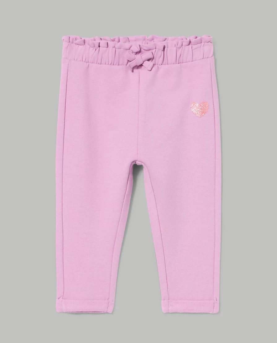 Blukids Newborn Baby Girl's Soft Stretch Cotton Trousers - Comfortable & Breathable Pants