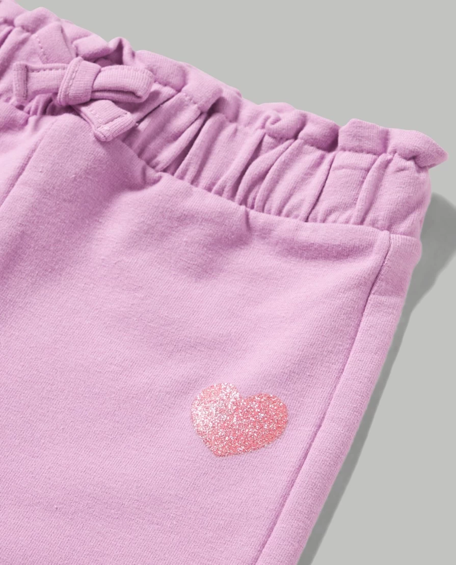 Blukids Newborn Baby Girl's Soft Stretch Cotton Trousers - Comfortable & Breathable Pants