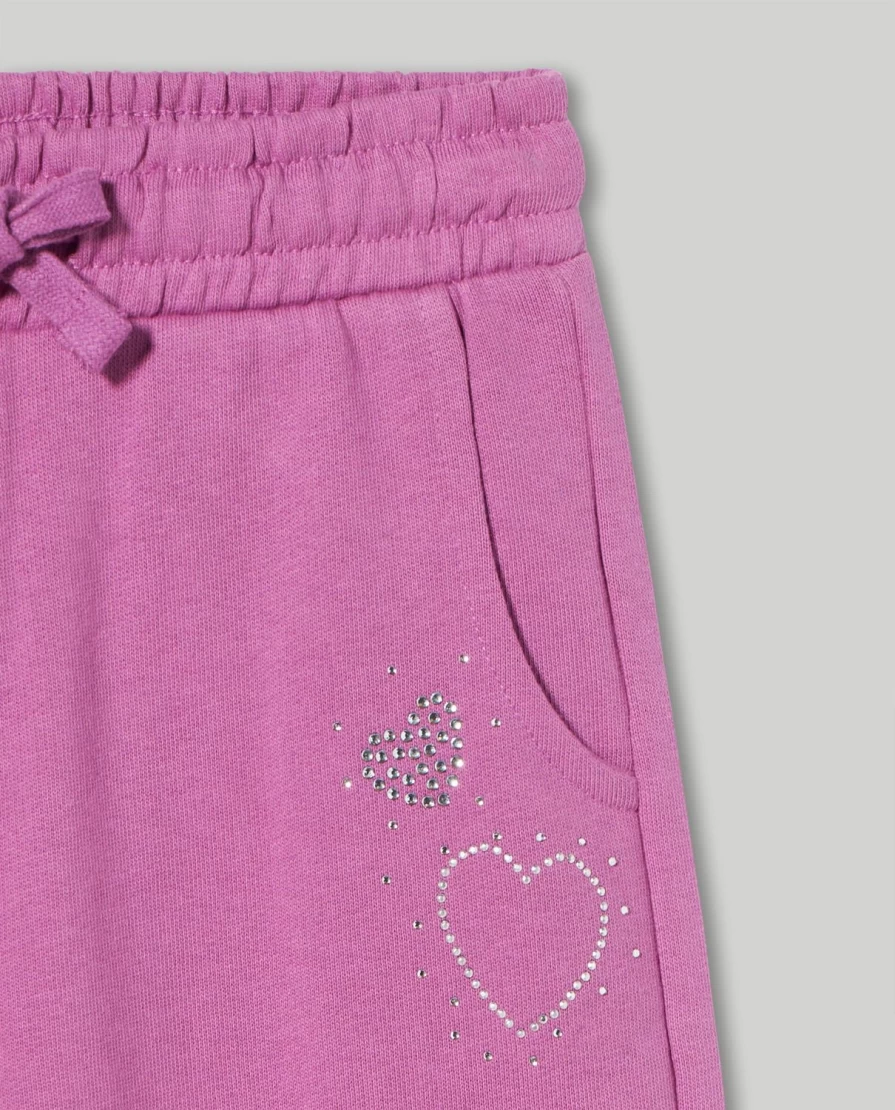 Blukids Girls Comfortable Wide Leg Sweatpants for Children - Soft Casual Joggers