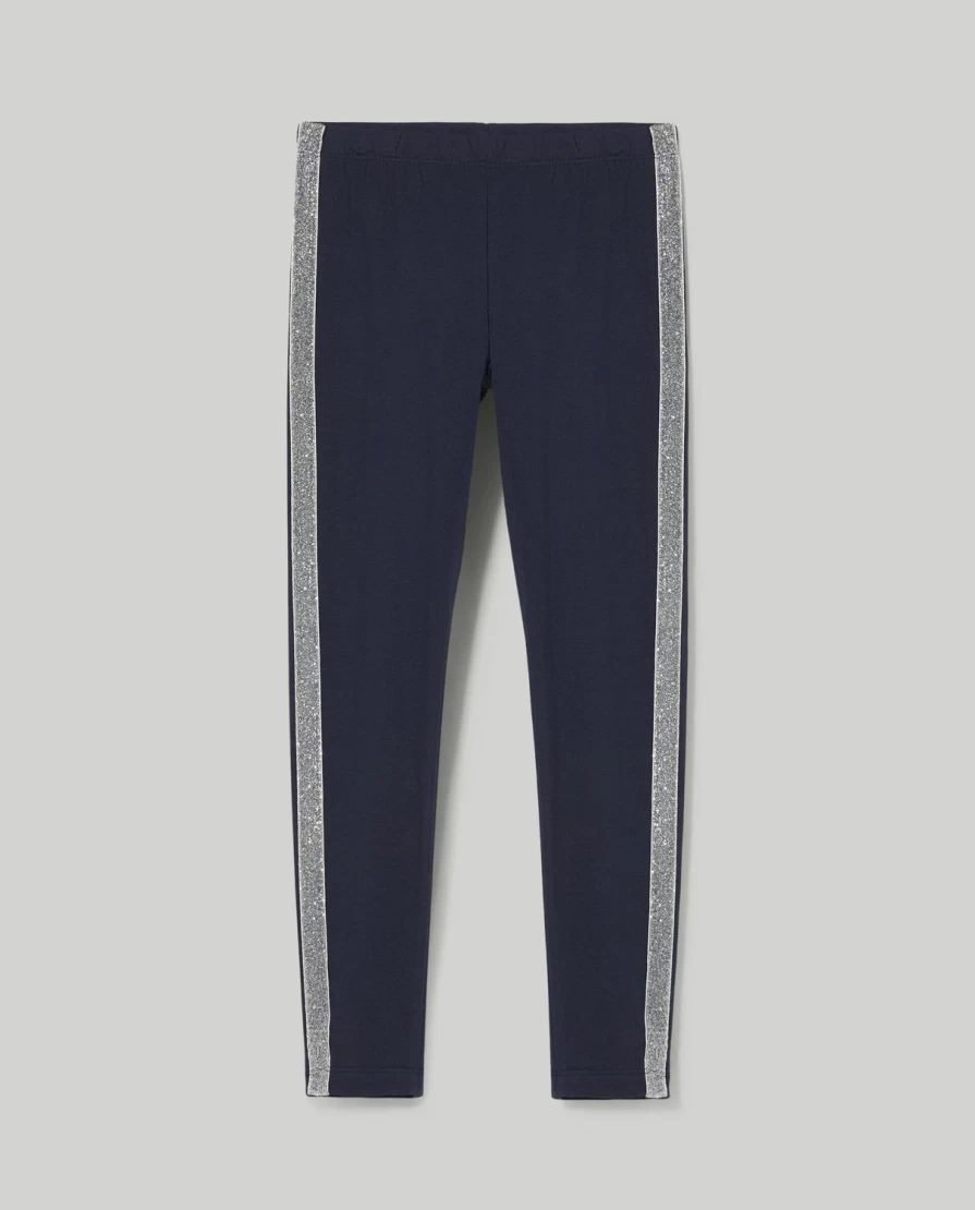 Blukids Youth Girls' Stretch Cotton Fleece Leggings - Soft & Comfortable Winter Pants