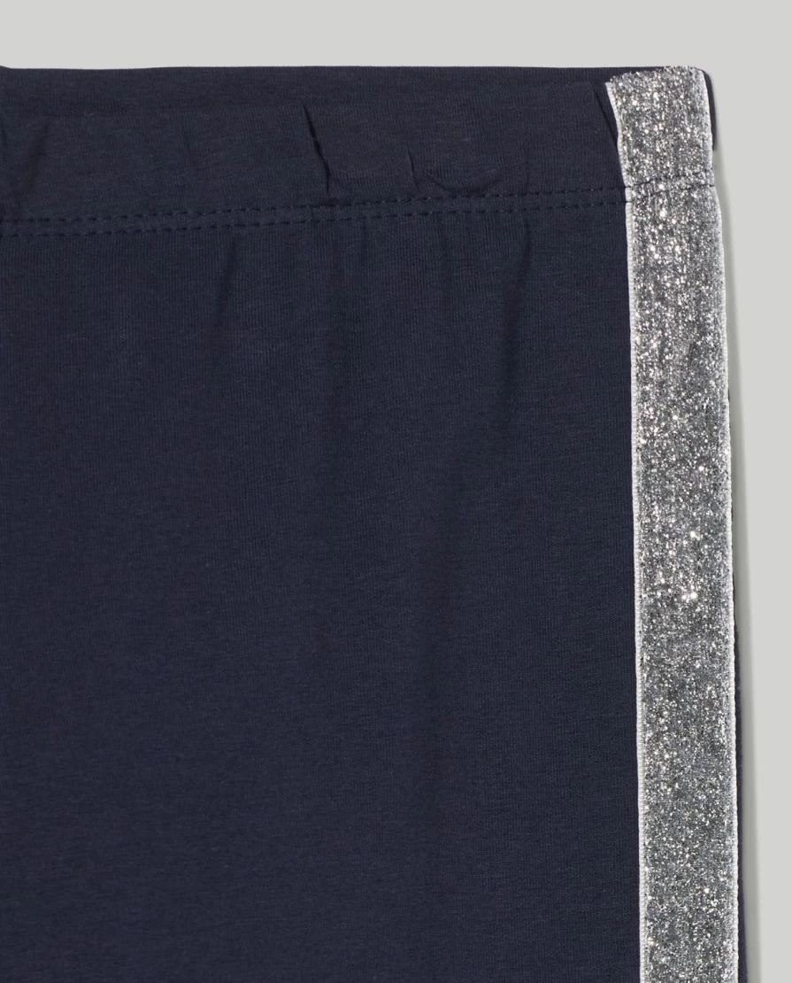 Blukids Youth Girls' Stretch Cotton Fleece Leggings - Soft & Comfortable Winter Pants