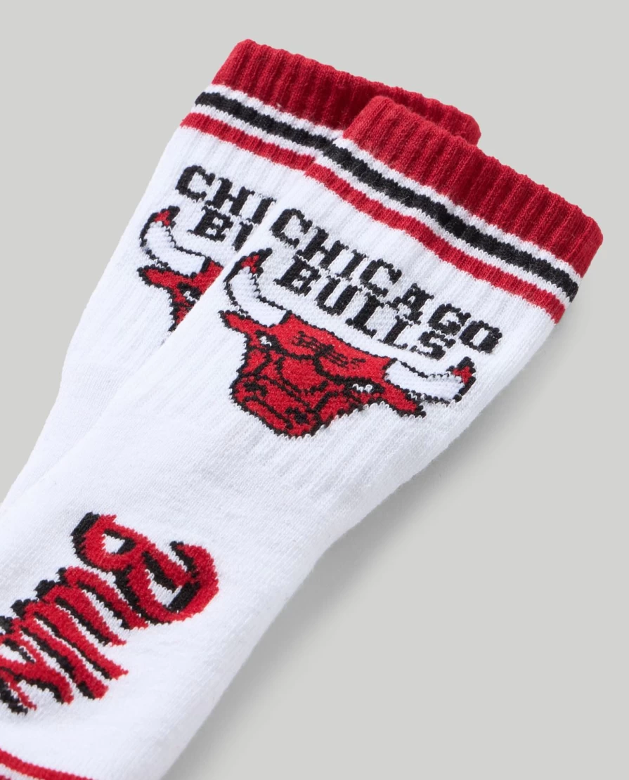 Blukids Chicago Bulls NBA Socks for Kids - Youth Basketball Socks for Children