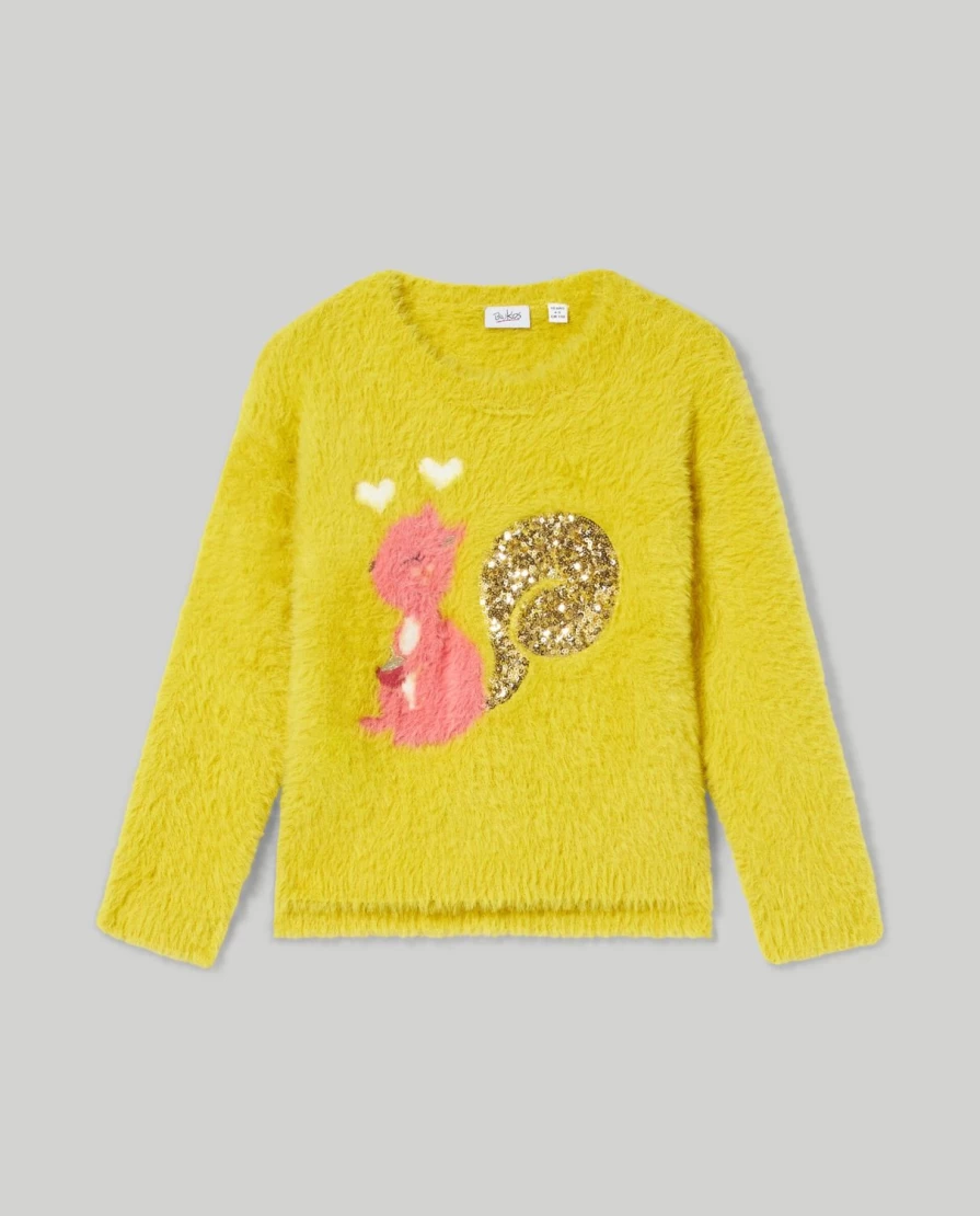 "Blukids Tricot Fur Effect Yarn for Children - Soft Knitting Yarn for Girls"
