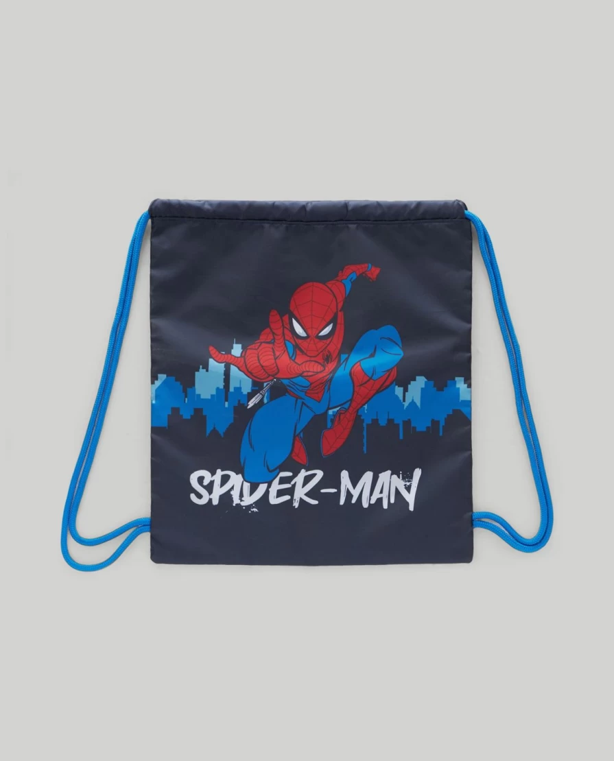 Blukids Spiderman Print Backpack for Kids - Children's Superhero School Bag