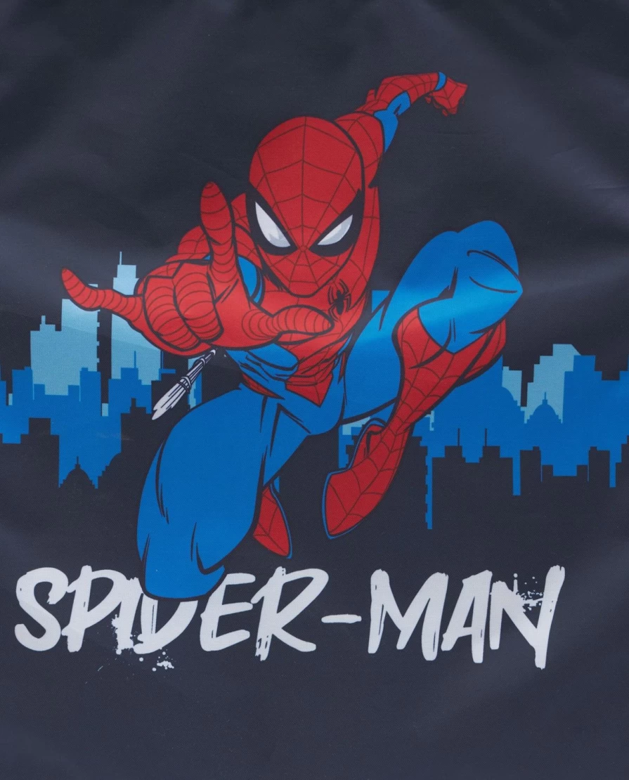 Blukids Spiderman Print Backpack for Kids - Children's Superhero School Bag