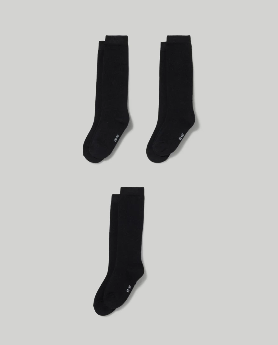 Blukids 3-Pack Children's Socks for Boys & Girls - Soft & Comfortable Kids Socks