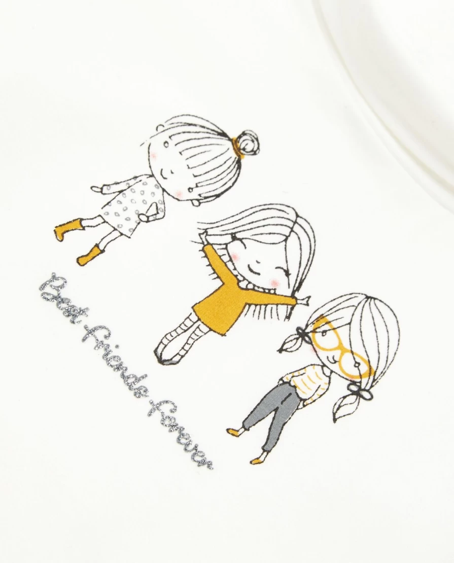 Blukids Newborn Baby High Neck Printed T-Shirt - Soft Cotton Cute Infant Tee