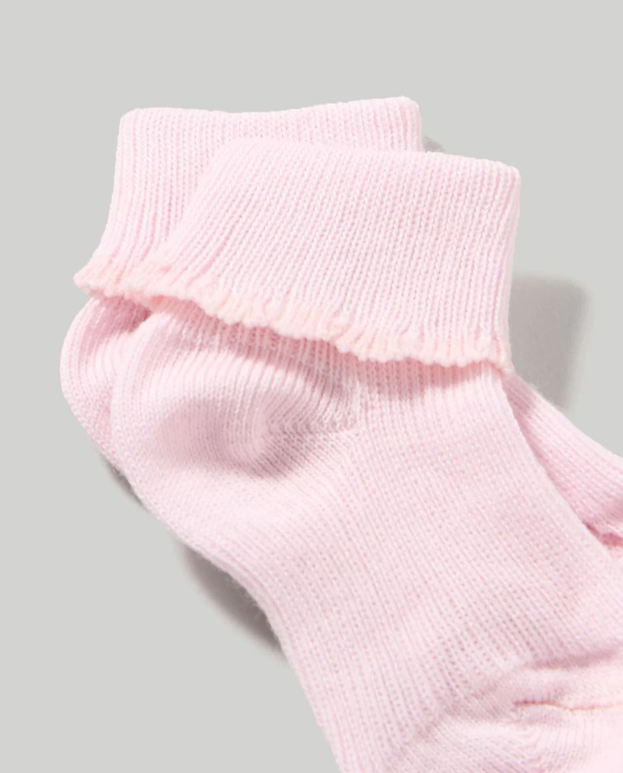 Blukids Newborn Baby Socks Pack of 2 - Italian Made Soft Cotton Blend for First Days