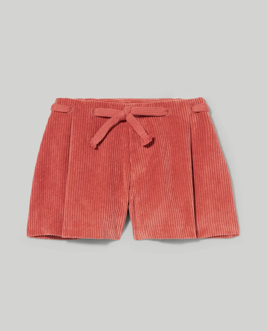 Blukids Girls Velvet Soft Comfortable Shorts for Children - Stylish & Cozy Toddler Playwear