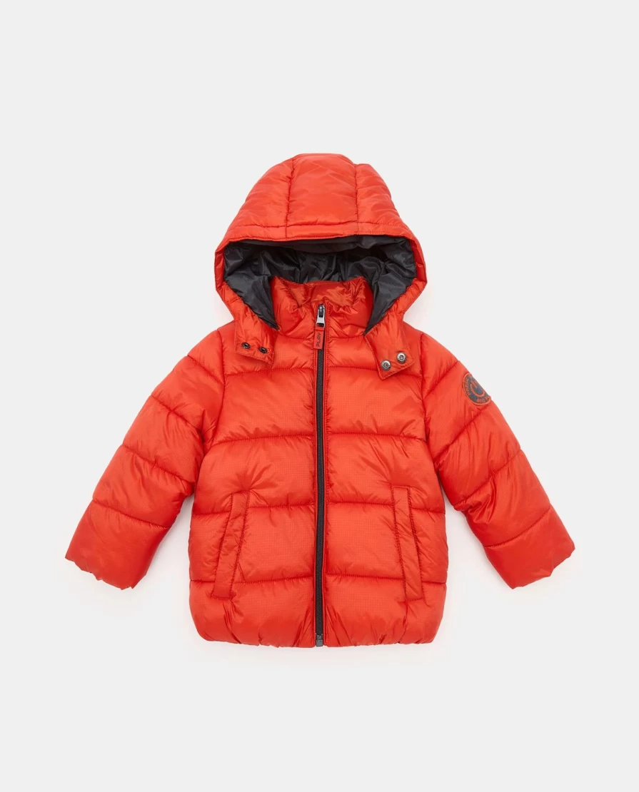 Blukids Newborn Hooded Padded Jacket - Eco-Friendly REPREVE Recycled Wadding