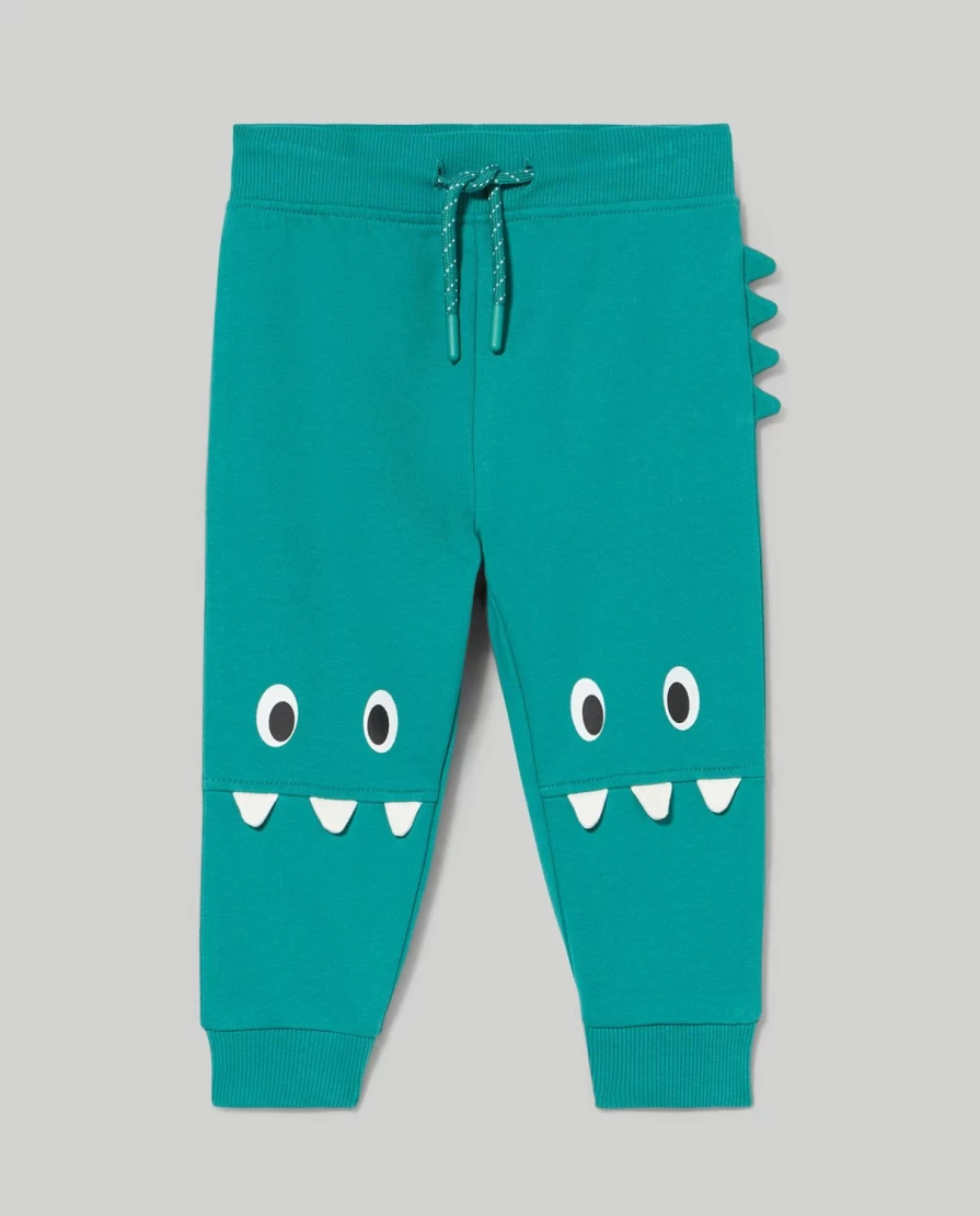 Blukids Pure Cotton Newborn Joggers - Soft & Comfortable Baby Pants