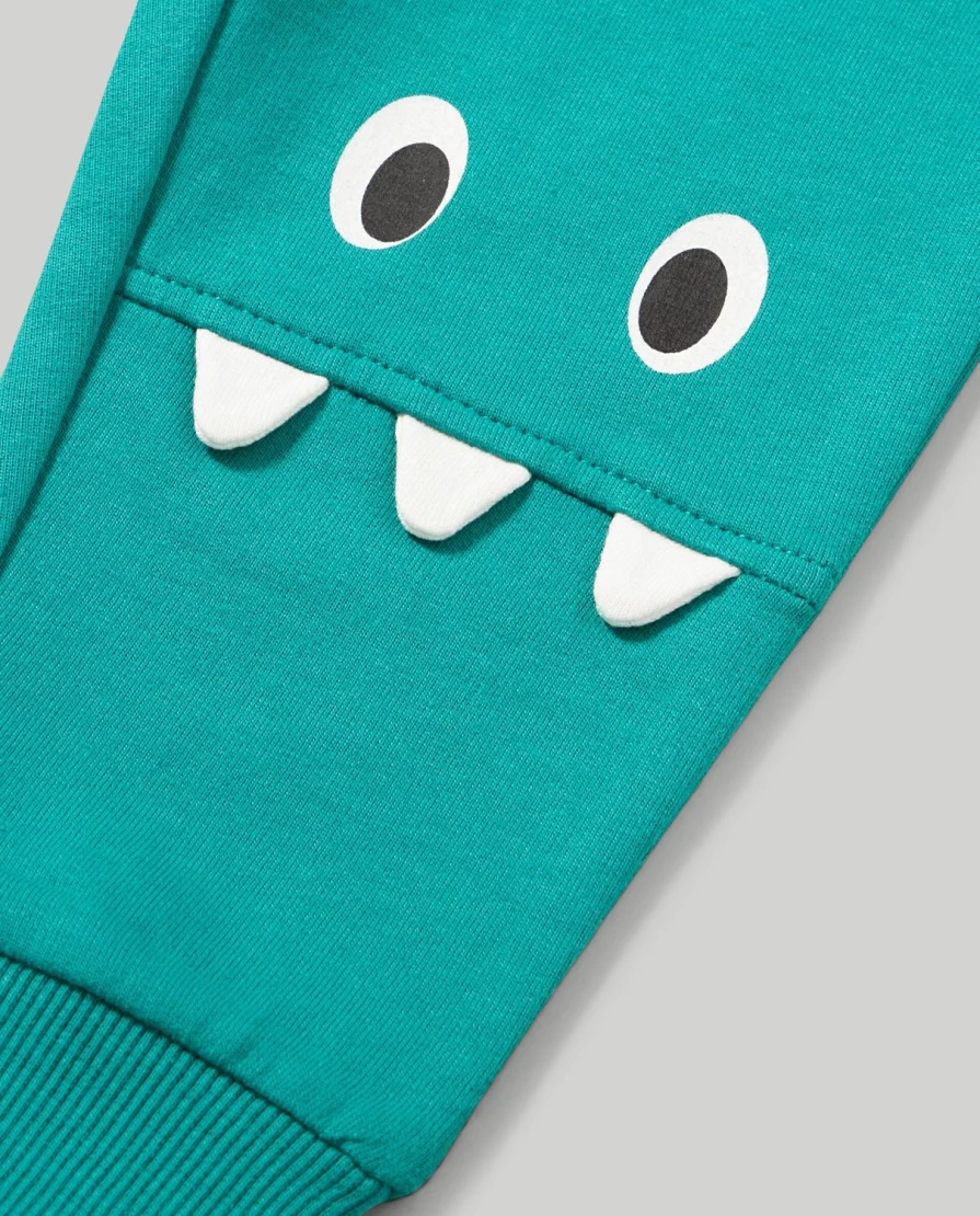 Blukids Pure Cotton Newborn Joggers - Soft & Comfortable Baby Pants