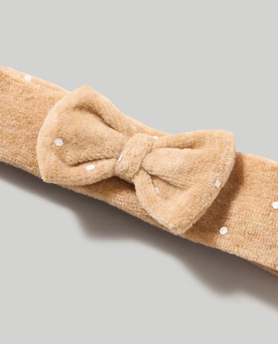 Blukids Baby Chenille Hair Band - Soft & Stretchy Headband for Newborns & Infants
