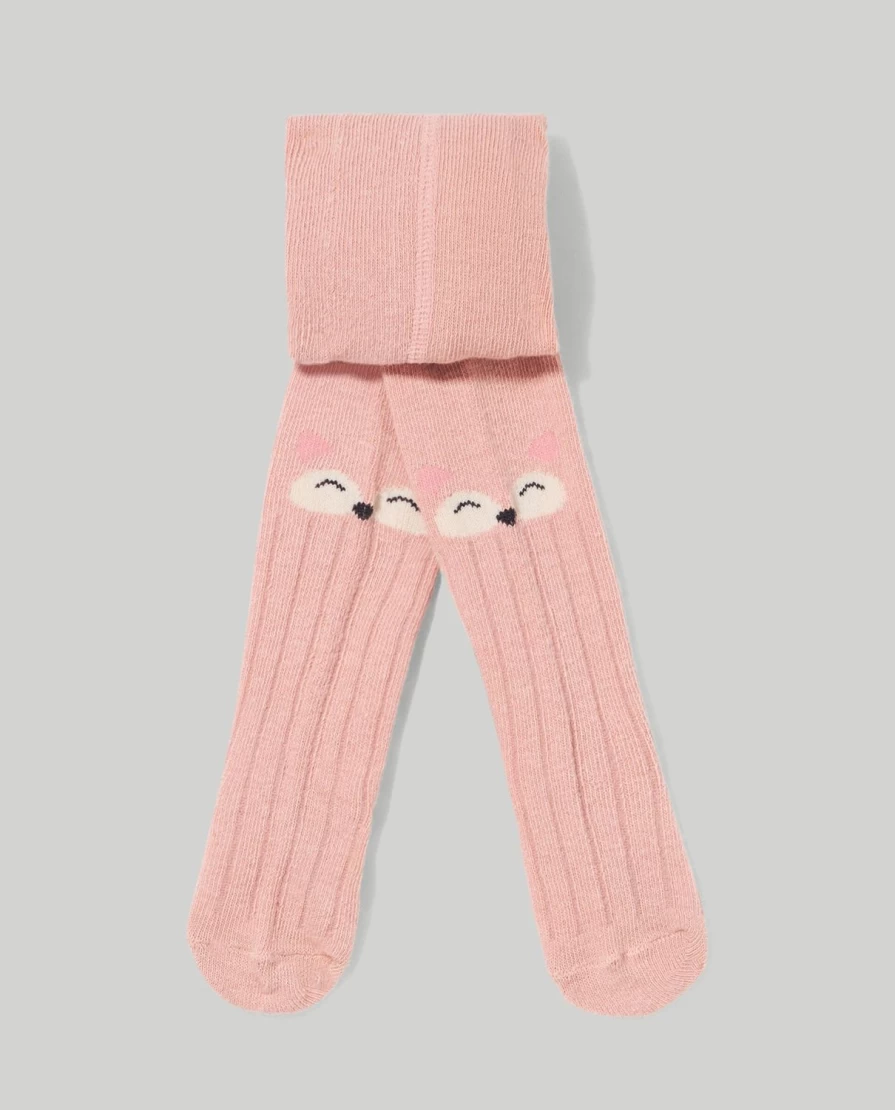 Blukids Newborn Baby Girls Jacquard Tights - Soft & Stylish Leggings for Infants