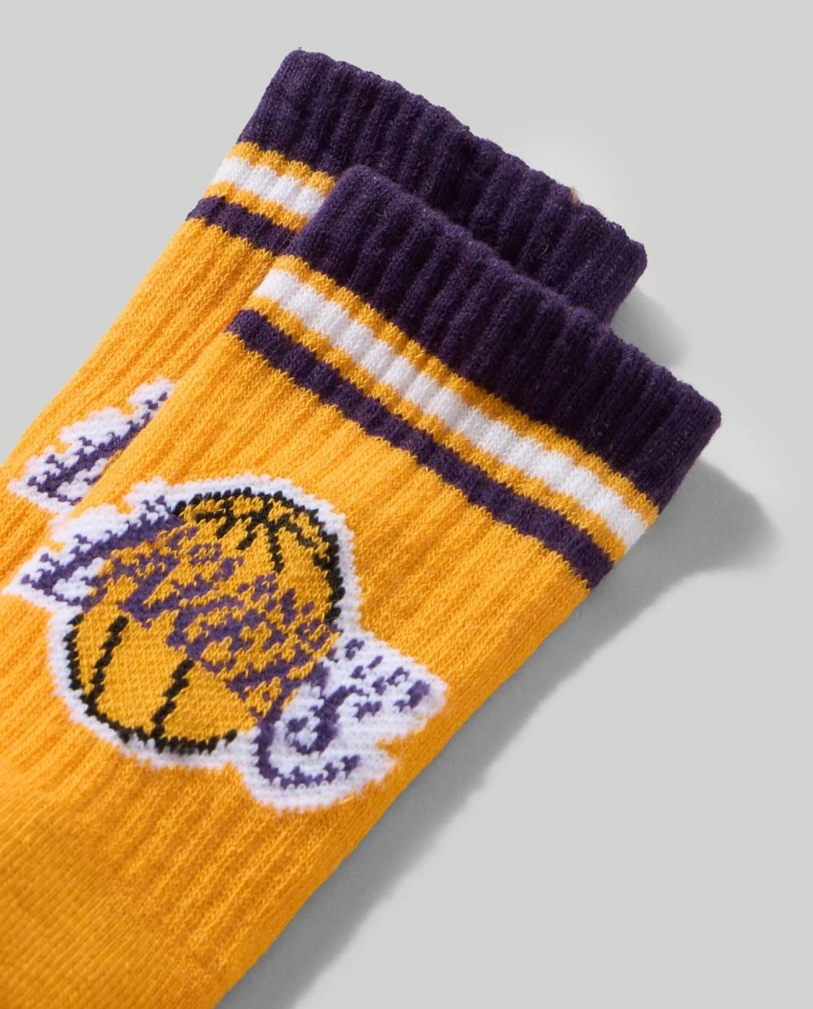 Blukids NBA Lakers Kids Socks for Boys and Girls - Official Team Design Youth Socks