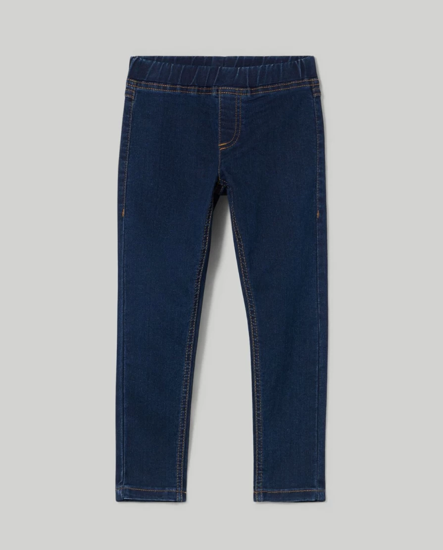 "Blukids Girls' Stretch Denim Treggings - Comfortable Kids' Denim Leggings"