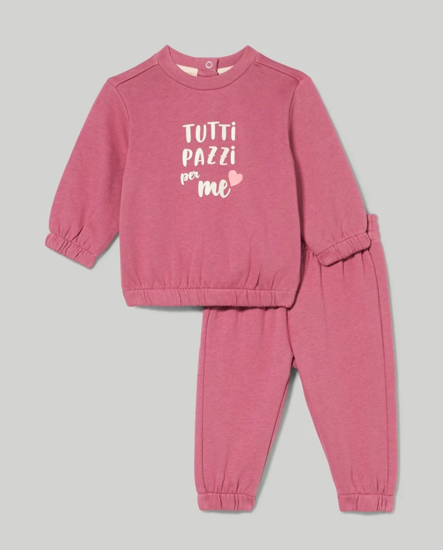 Blukids Newborn Baby Girls Pure Cotton Jogging Set - Soft & Comfortable 2-Piece Outfit
