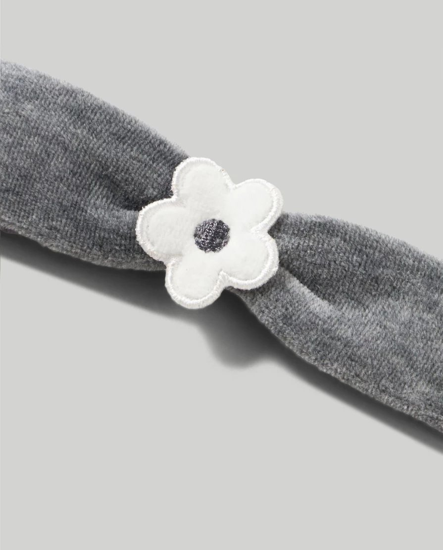 Blukids Newborn Baby Chenille Headband for Girls & Boys - Soft & Comfortable Infant Headwrap