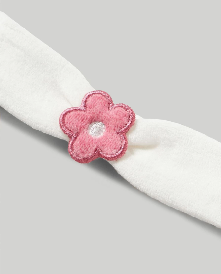 Blukids Newborn Baby Chenille Headband - Soft & Comfortable Headwrap for Infants