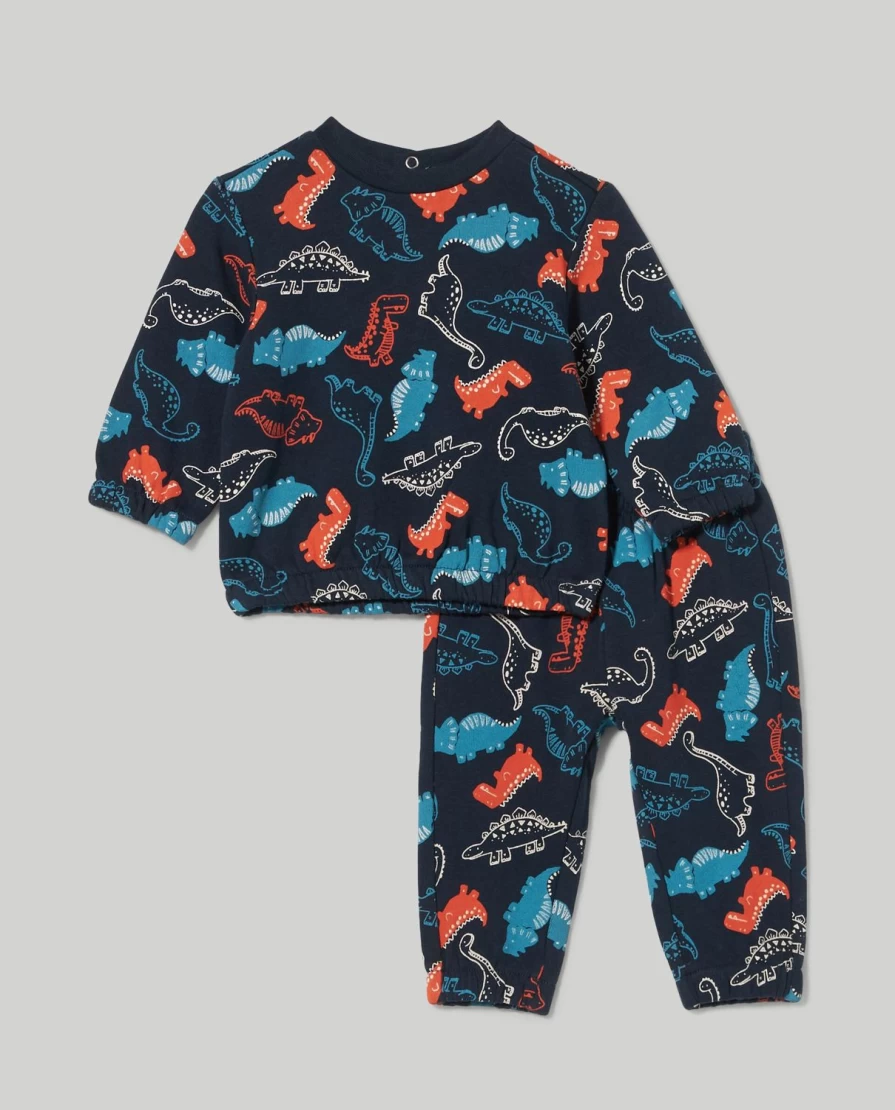 Blukids Newborn Baby Cotton Jogging Set - Soft & Comfortable 2-Piece Outfit for Infants