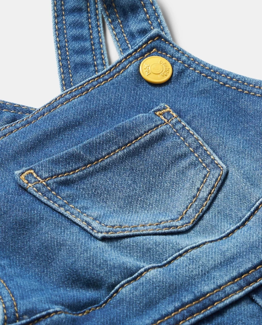Blukids Newborn Denim Overalls for Baby Boys & Girls - Soft & Comfortable Outfit