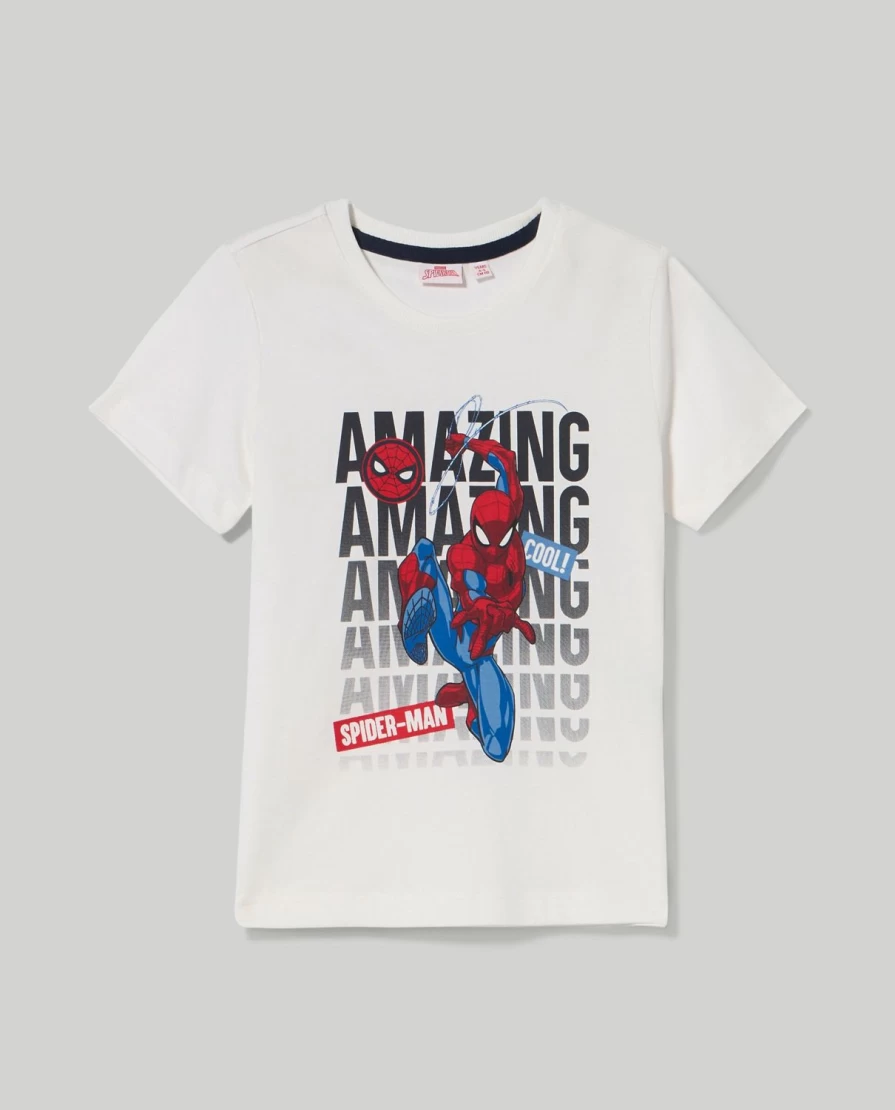 "Blukids Kids' Pure Cotton T-Shirt with Fun Child Print - Soft & Comfortable"