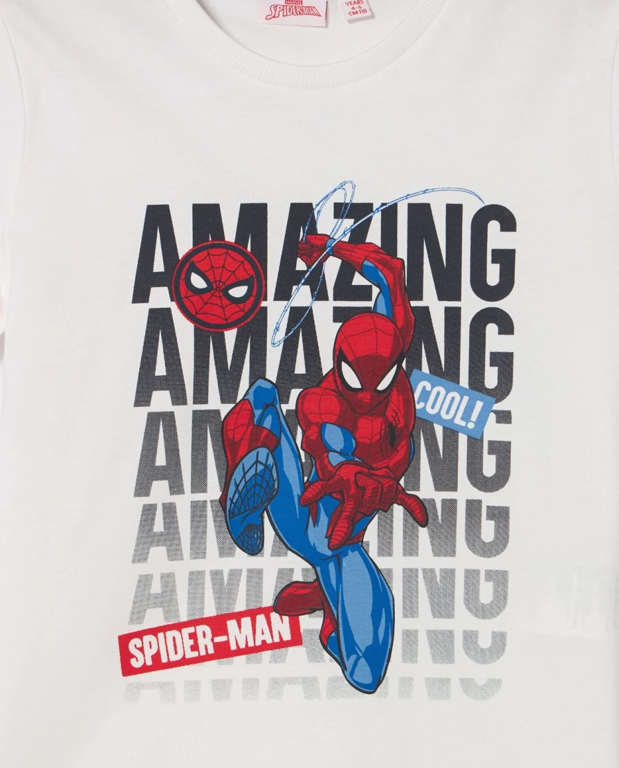 "Blukids Kids' Pure Cotton T-Shirt with Fun Child Print - Soft & Comfortable"