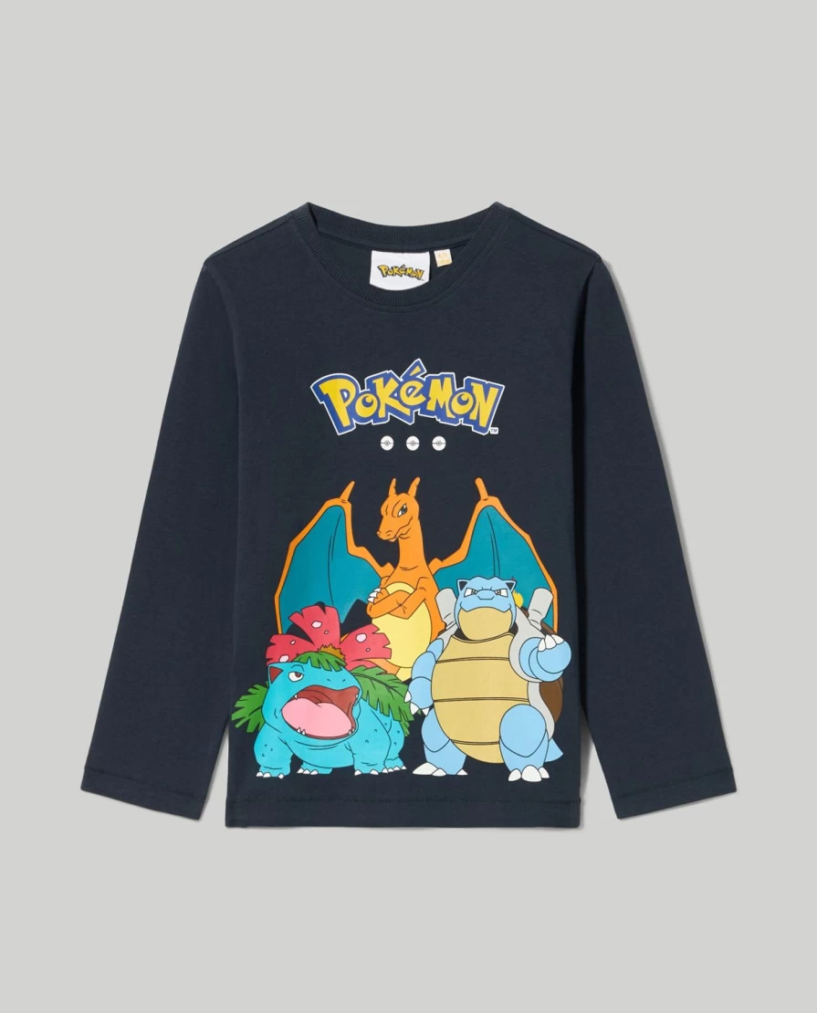 "Blukids Kids' Pure Cotton T-Shirt with Fun Child Print - Soft & Comfortable"