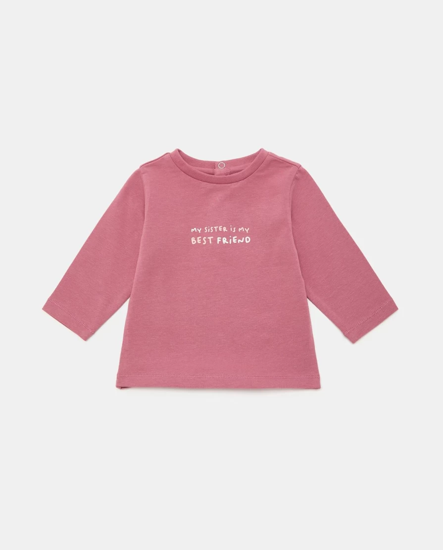 Blukids Newborn Baby Girl's Soft Stretch Cotton Long Sleeve T-Shirt